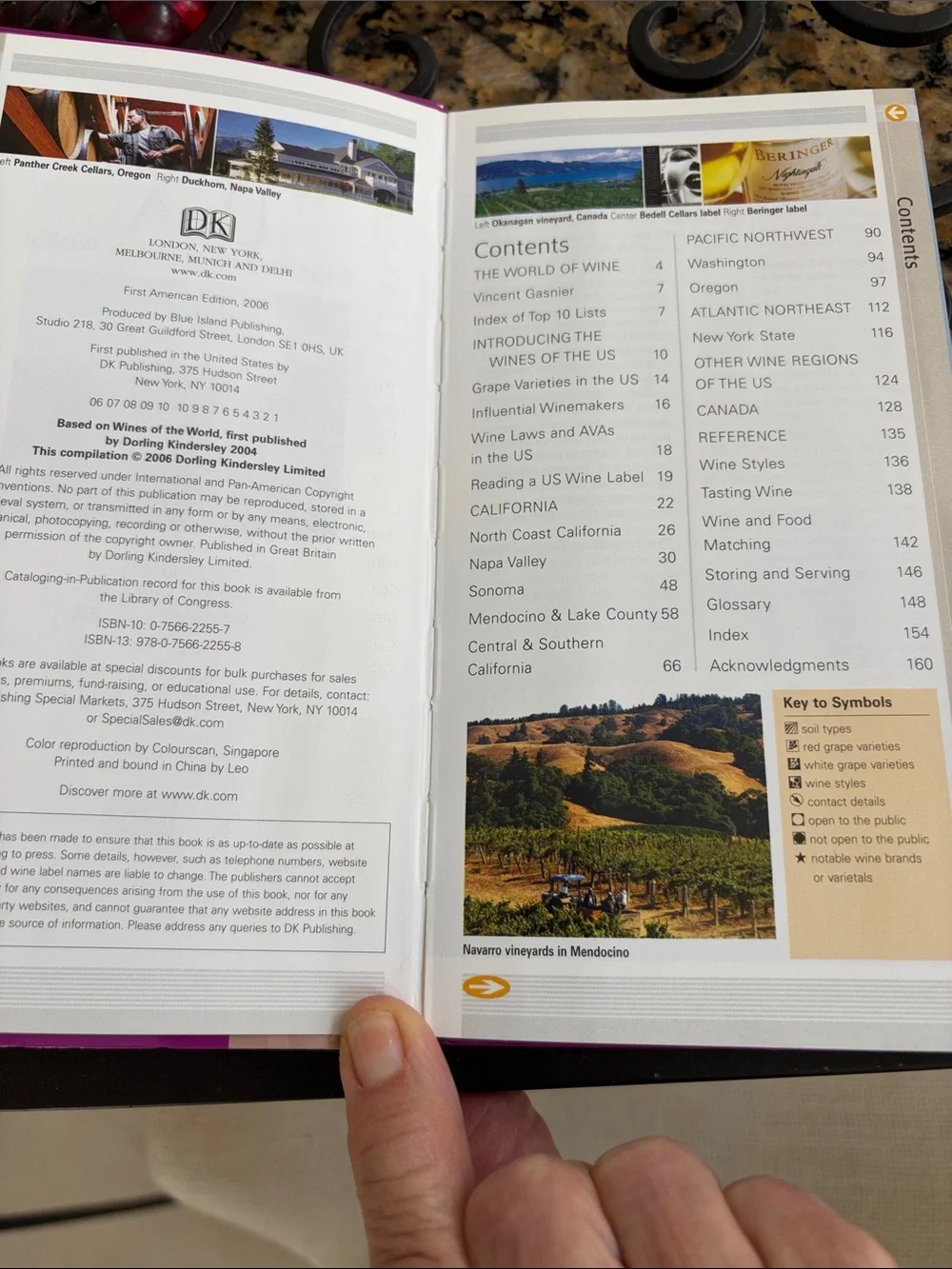 DK Top 10 Wines USA Guidebook including Canadian wines